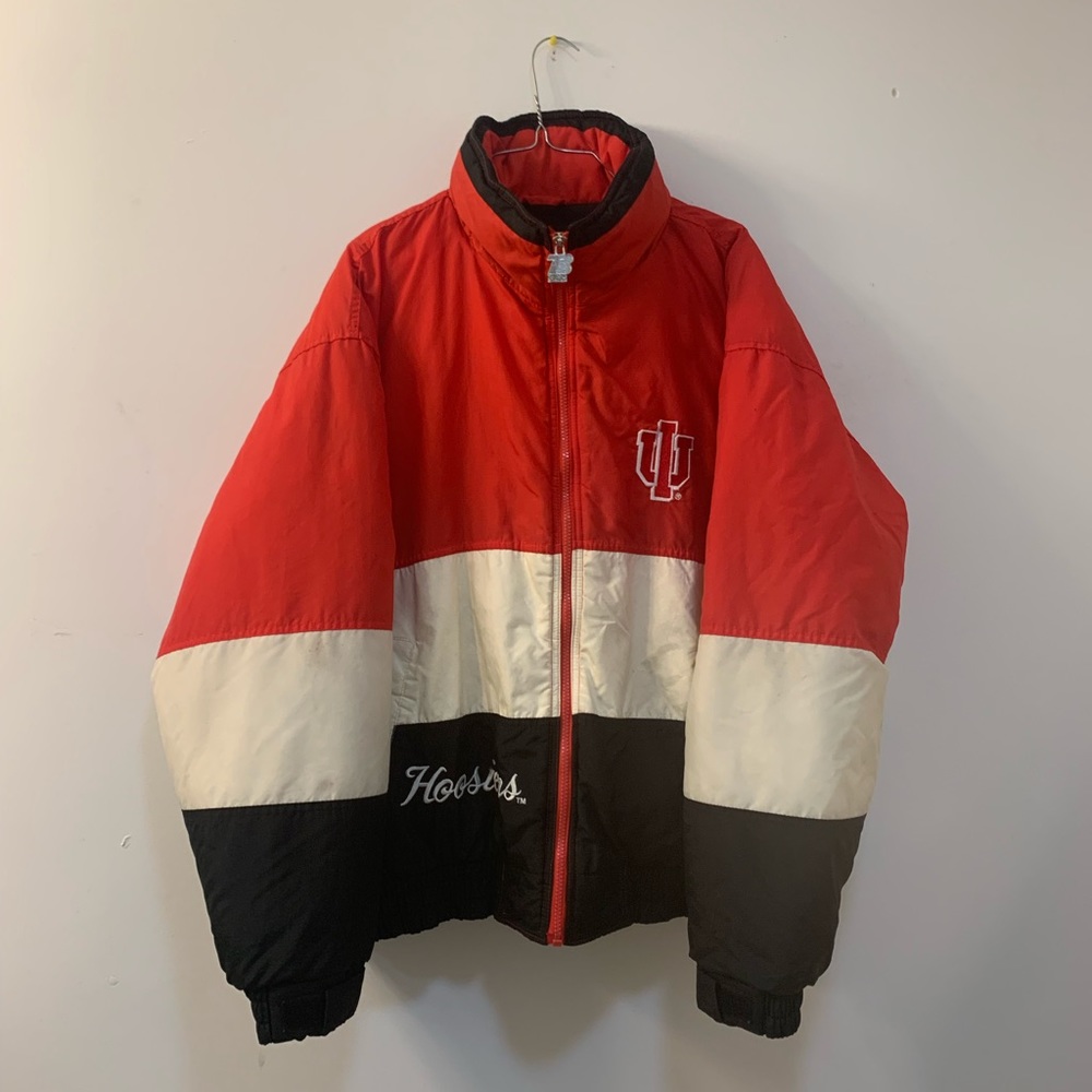 VINTAGE Indiana University puffer jacket